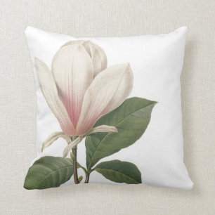 Redoute Magnolien-Wurfs-Kissen 20" x 20" Kissen