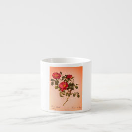 REDOUTIEREN FRANZÖSISCHE ROSE WASSERFARBE ESPRESSO ESPRESSOTASSE