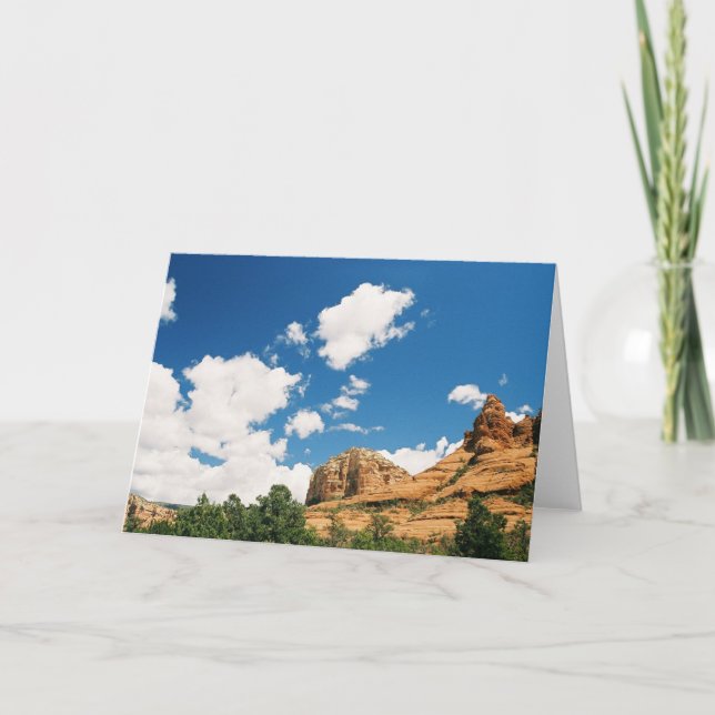 Redrocks in Sedona Arizona Karte (Vorderseite)