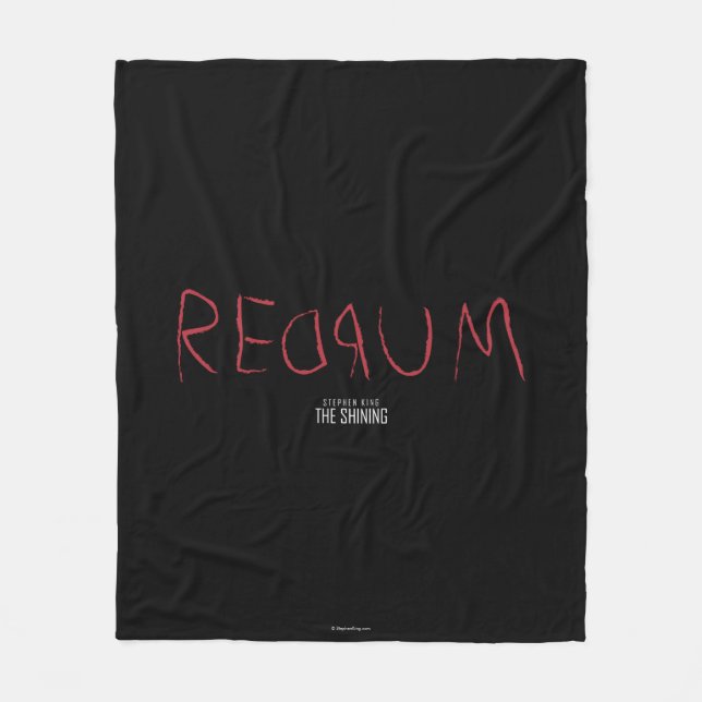 Redrum Fleecedecke (Vorderseite)