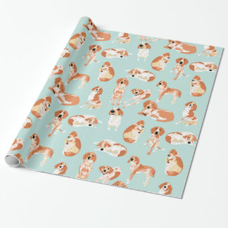 Redtick Coonhound-Packpapier Geschenkpapier