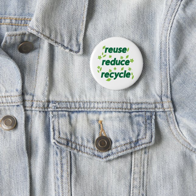 Reduce reuse recycle button (Beispiel)