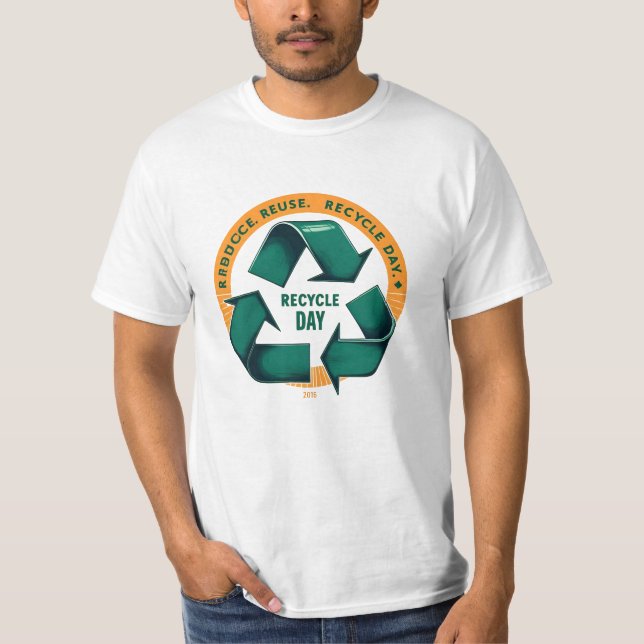 Reduce Reuse Recycle Eco Tee (Vorderseite)