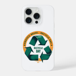 Reduce Reuse Recycle Eco Tee iPhone 15 Pro Hülle