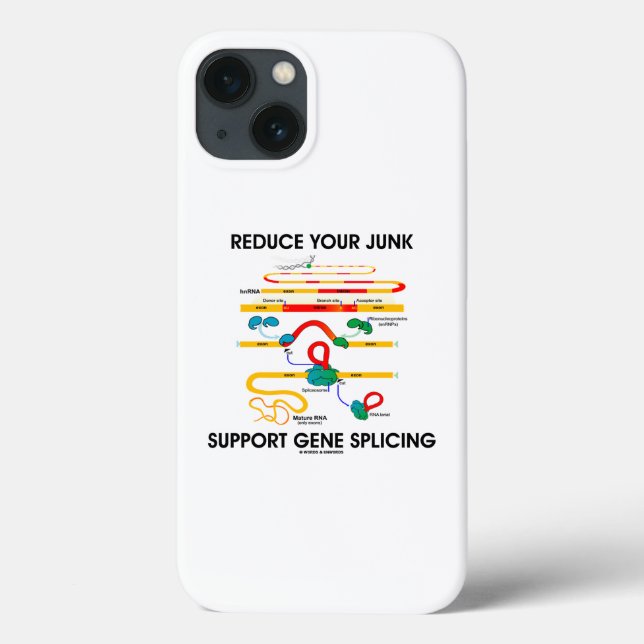Reduce Your Junk Support Gene Splicing Case-Mate iPhone Hülle (Rückseite)