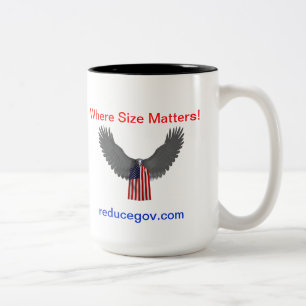 reducegov 15 Unze-Kaffee-Tasse Zweifarbige Tasse