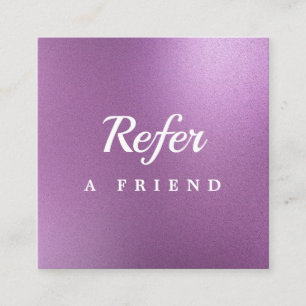 Réduction Carte de parrainage de salon & spa professionnelle