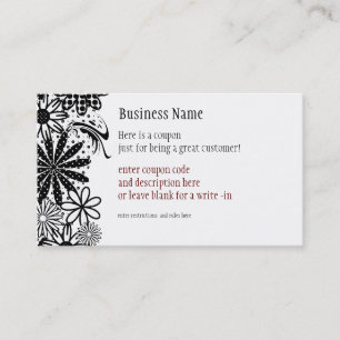 Réduction Noir et blanc pointillés fleurit le carte de