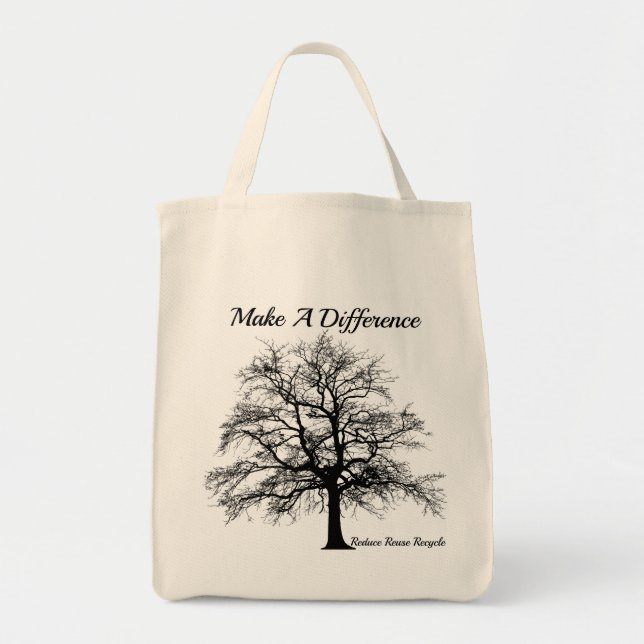 Réduire la réutilisation du sac de recyclage (Devant)