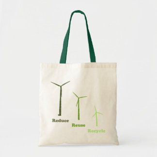 Réduire Réutiliser Recycler Énergie Éolienne Sac R