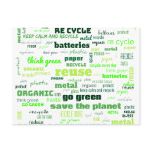 Reduzieren, wiederverwenden, Word-Cloud Gerecycelt