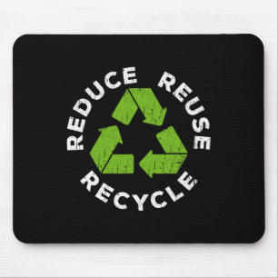 Reduzierte Wiederverwendung Recycle Earth Day 2025 Mousepad