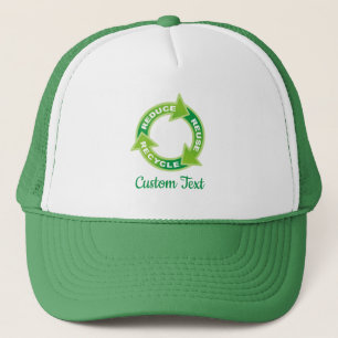 Reduzierter Wiederverwendungs-Recycle Trucker Hat Truckerkappe
