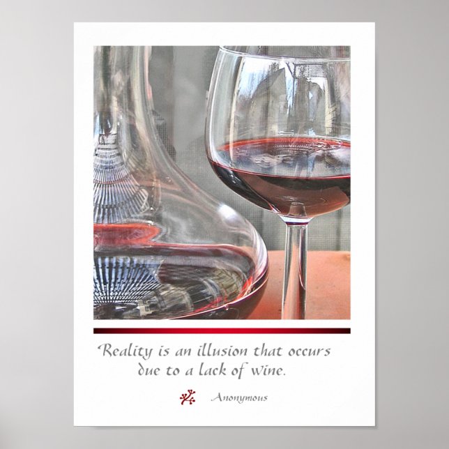 RedWine Print Poster (Vorne)