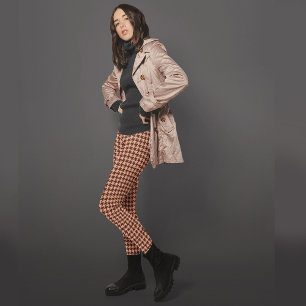 Redwood Antique Brass Hahnentrittmuster Gemustert  Leggings