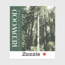 Redwood-Aufkleber, Nationalpark Decal