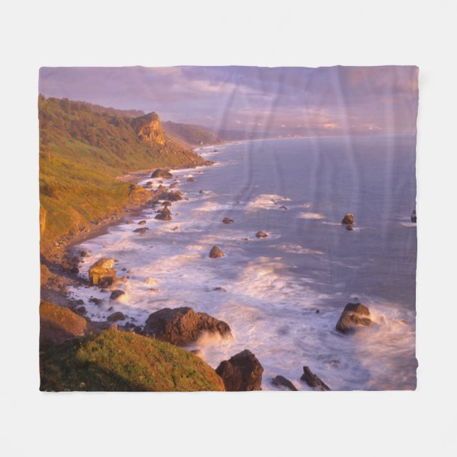 Redwood Coast, Kalifornien Fleecedecke (Vorderseite (Horizontal))