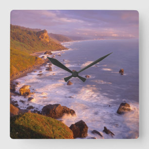 Redwood Coast, Kalifornien Quadratische Wanduhr
