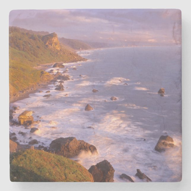 Redwood Coast, Kalifornien Steinuntersetzer (Vorderseite)
