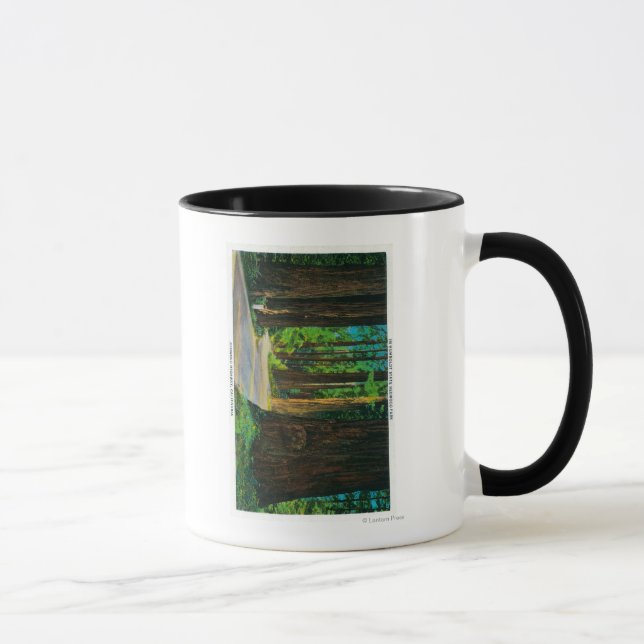 Redwood Highway in Humboldt Staat Redwood Park Tasse (Rechts)