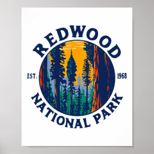 Redwood National And State Parks Ca Kalifornien Au Poster