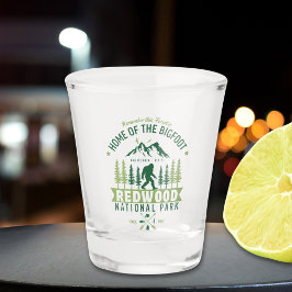 Redwood National Park California Est 1968 Schnapsglas
