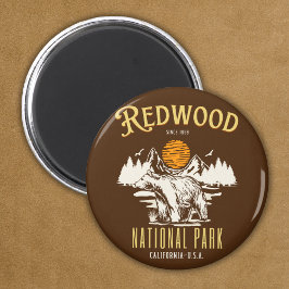 Redwood National Park California Magnet