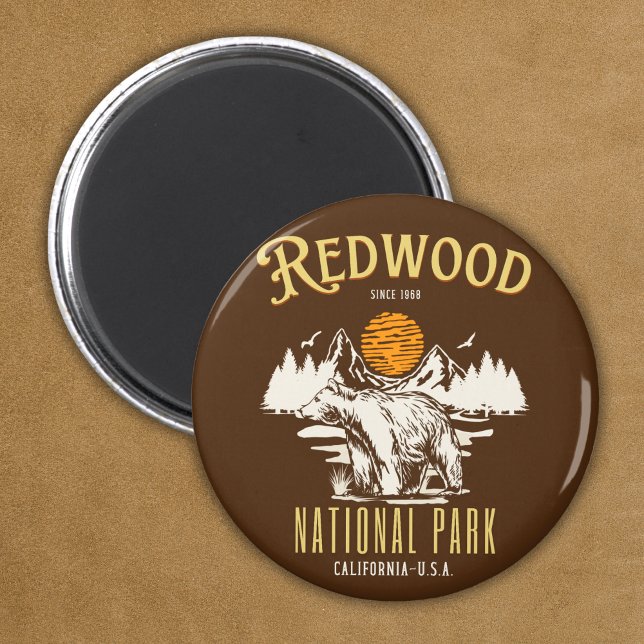 Redwood National Park California Magnet (Von Creator hochgeladen)