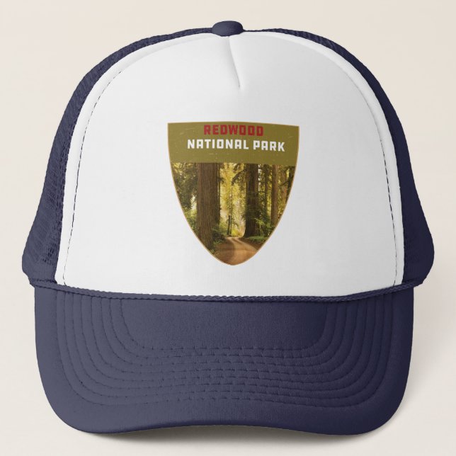 Redwood National Park California Redwood Forest Truckerkappe (Vorderseite)