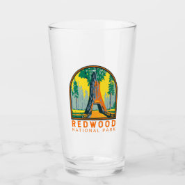 Redwood National Park Chandelier Tree Vintag Glas