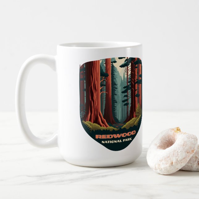 Redwood National Park Kaffeetasse (Mit Donut)