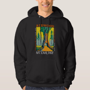 Redwood National Park Khandelier Tree erschüttert Hoodie