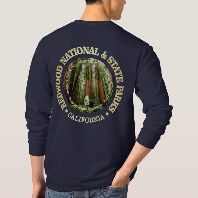 Redwood National & Staat Parks (NP2) T-Shirt (Rückseite)