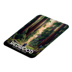 Redwood National State Park, Küstenkalifornien Magnet