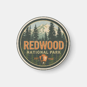 Redwood National State Park, Küstenkalifornien S Magnet