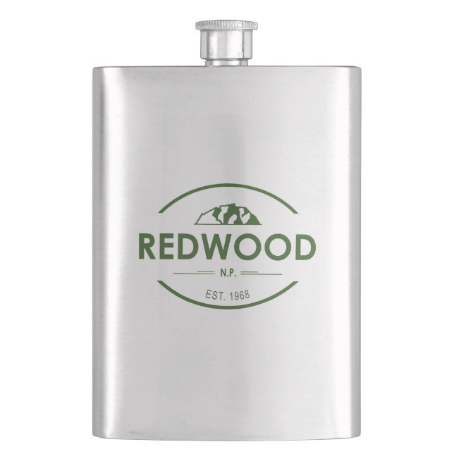 Redwood-Nationalpark Flachmann (Vorderseite)