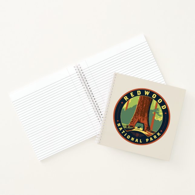 Redwood-Nationalpark Notizbuch (Innenseite)
