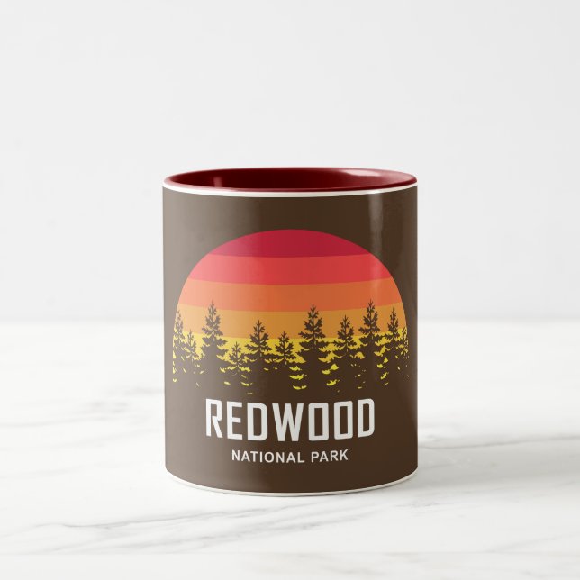 Redwood-Nationalpark Zweifarbige Tasse (Mittel)