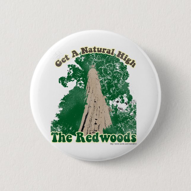 Redwood Natural High Button (Vorderseite)