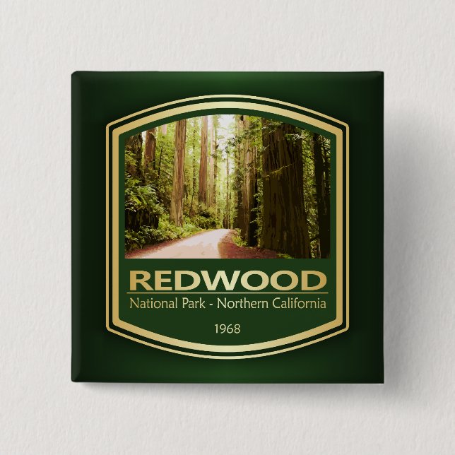Redwood NP (PF1) Button (Vorderseite)