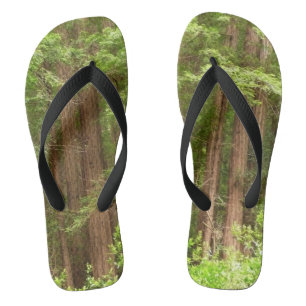 Redwood Trees at Muir Woods National Monument Flip Flops
