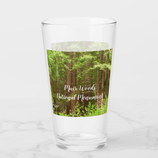 Redwood Trees at Muir Woods National Monument Glas (Vorderseite)