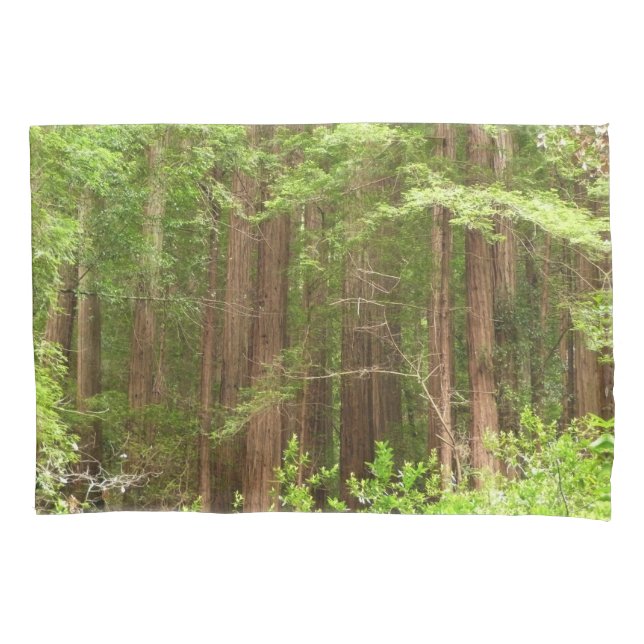 Redwood Trees at Muir Woods National Monument Kissenbezug (Vorderseite)