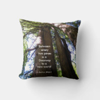 Redwood Trees mit Muir Quote