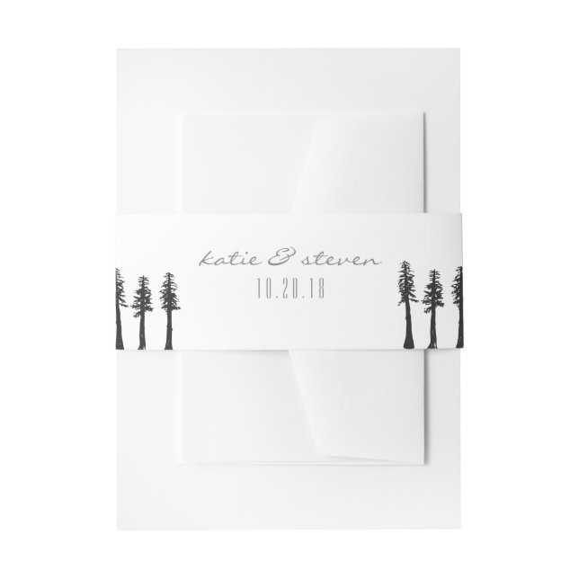 Redwood Trees Outdoor Wedding Bly Band (Vorderseite Beispiel)