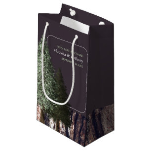 Redwoods & Bark, rustikale Gastgeschenk Hochzeit Kleine Geschenktüte