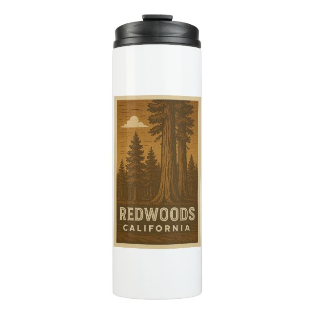 Redwoods National Park California Thermal Tumbler Thermosbecher (Vorderseite)