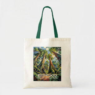 Redwoods Nationalpark Kalifornien Van Gogh Custom Tragetasche