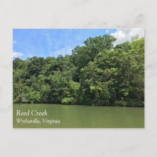 Reed Creek, Wytheville, Virginia Postkarte