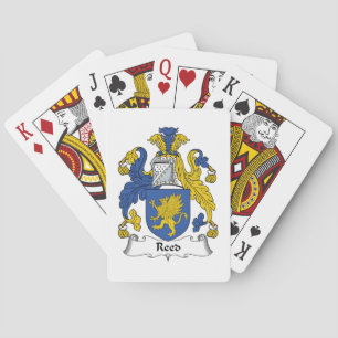 Reed Familienwappen Spielkarten